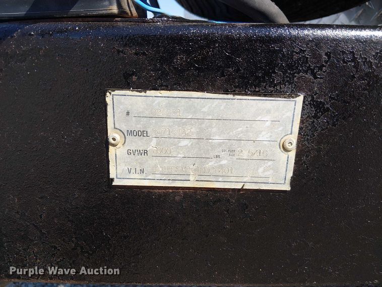 image for item NU9743 2001 Forest River CM716TA2 enclosed cargo trailer