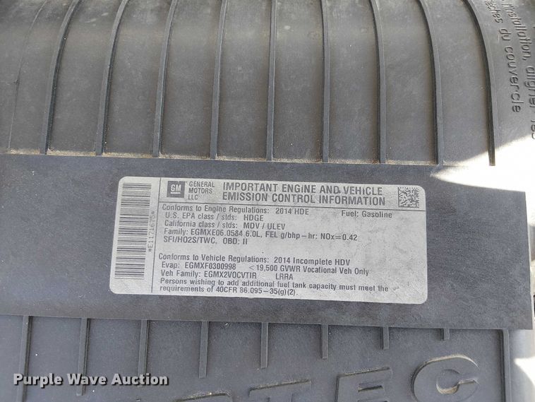 image for item NU9748 2014 Chevrolet Express G3500 delivery van