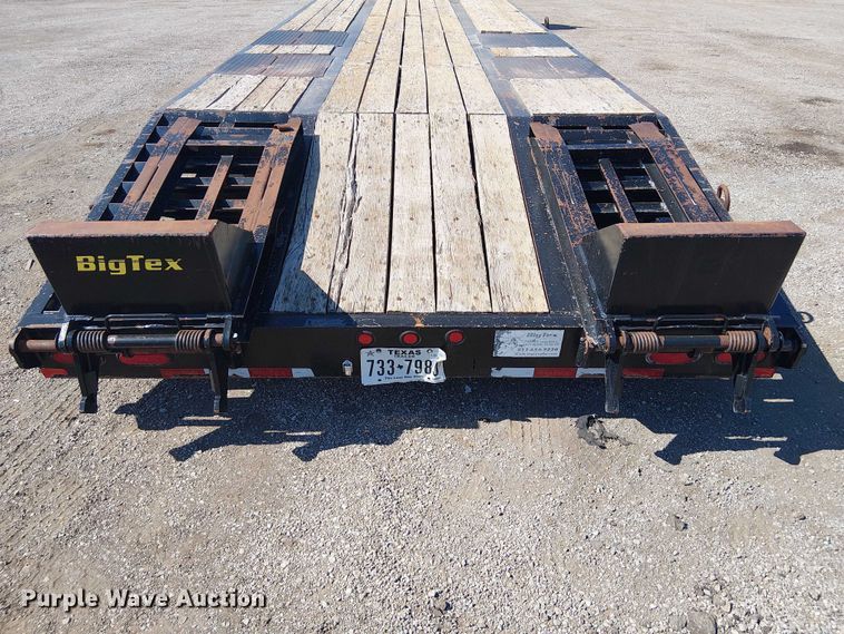 image for item NU9760 2013 Big Tex 4XPH equipment trailer