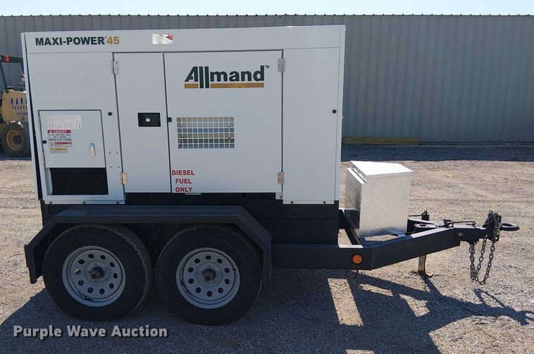 image for item NU9764 2017 Allmand Maxi-Power 45 generator