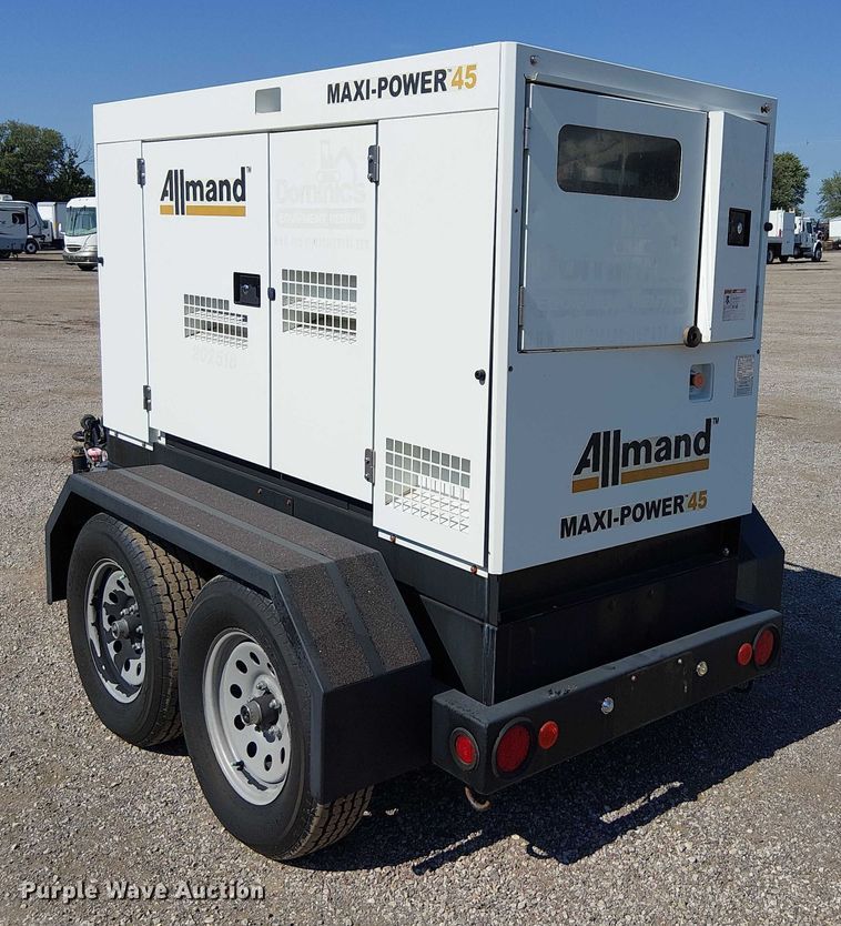 image for item NU9764 2017 Allmand Maxi-Power 45 generator