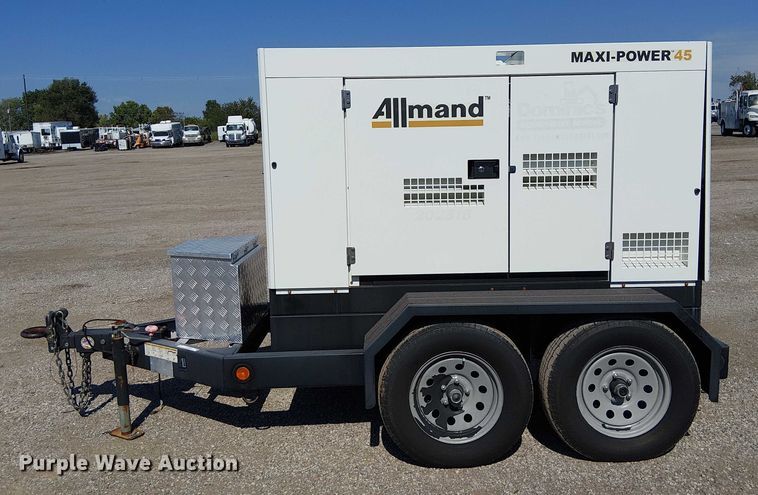 image for item NU9764 2017 Allmand Maxi-Power 45 generator