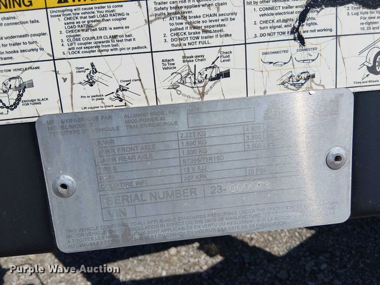 image for item NU9764 2017 Allmand Maxi-Power 45 generator