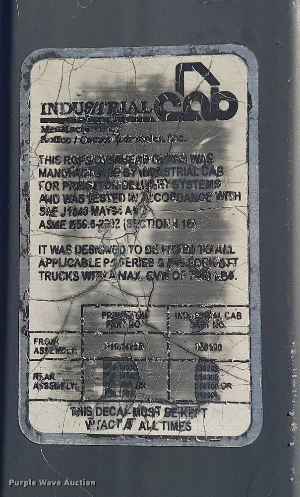 image for item NU9771 2008 Princeton PB50 forklift