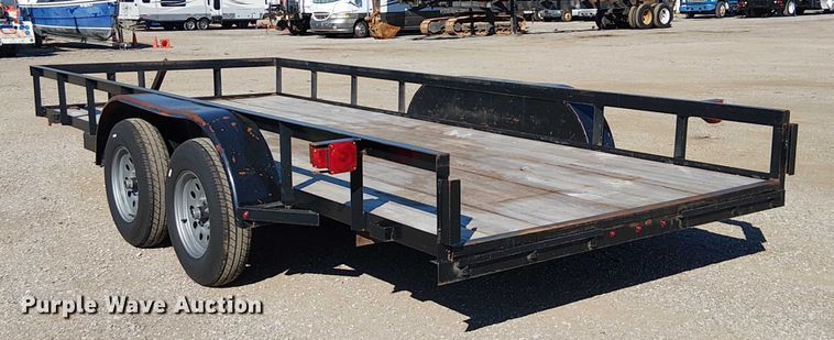 image for item NU9774 Shop built utility trailer