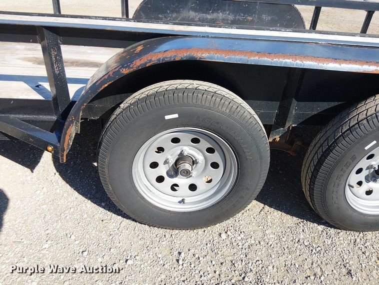 image for item NU9774 Shop built utility trailer