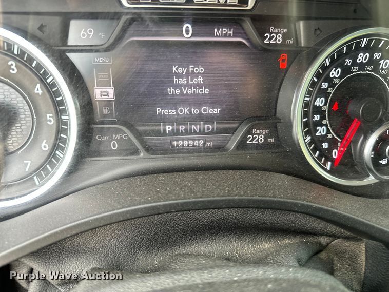 image for item OJ9933 2020 RAM 1500 Big Horn Crew Cab pickup truck