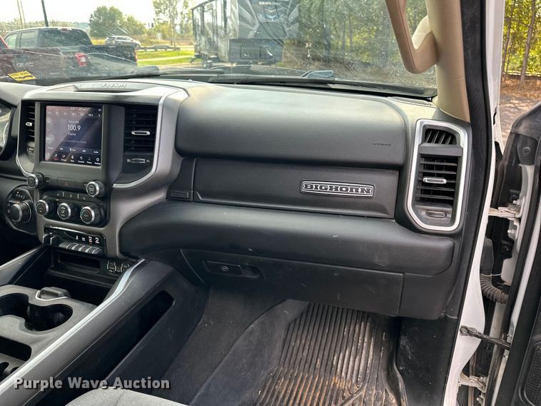 image for item OJ9933 2020 RAM 1500 Big Horn Crew Cab pickup truck