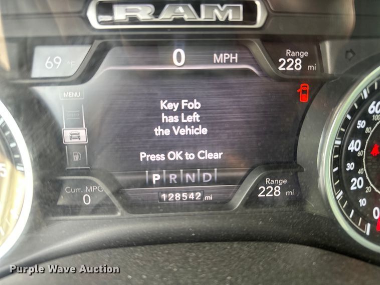 image for item OJ9933 2020 RAM 1500 Big Horn Crew Cab pickup truck