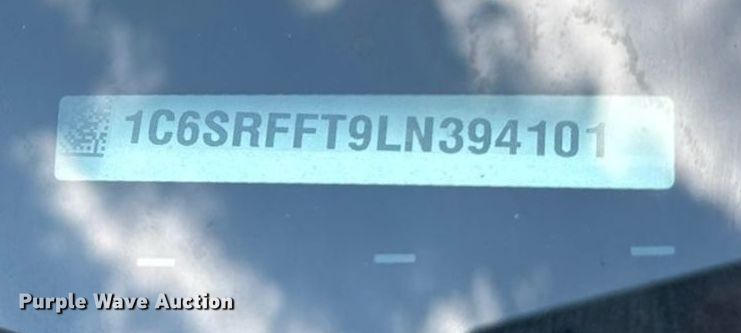 image for item OJ9933 2020 RAM 1500 Big Horn Crew Cab pickup truck