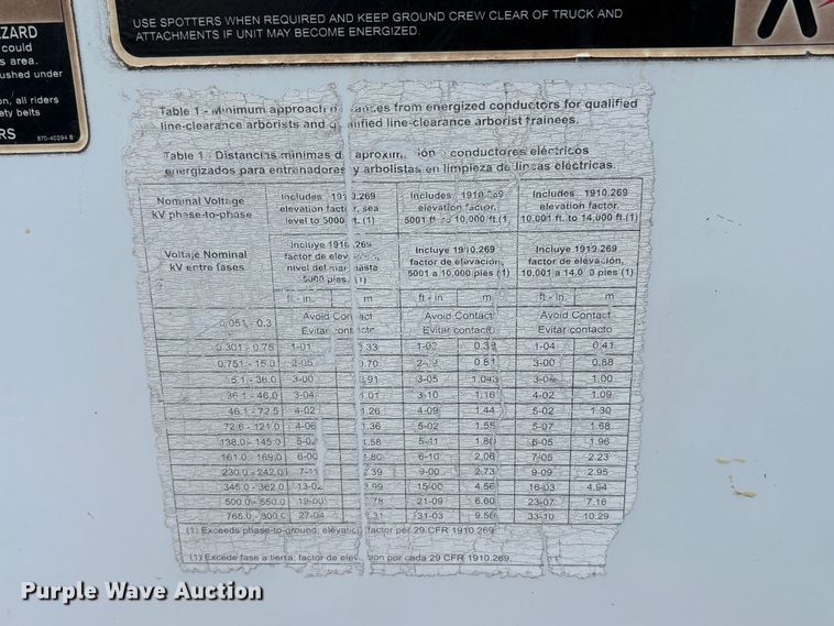 image for item YA1256 2011 International 4300 forestry bucket truck