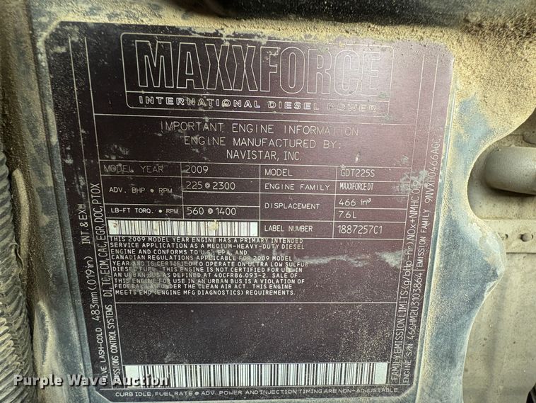 image for item YA1256 2011 International 4300 forestry bucket truck