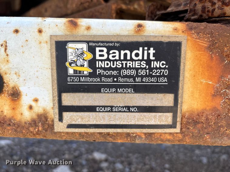 image for item YA1282 2017 Bandit 200UC wood chipper