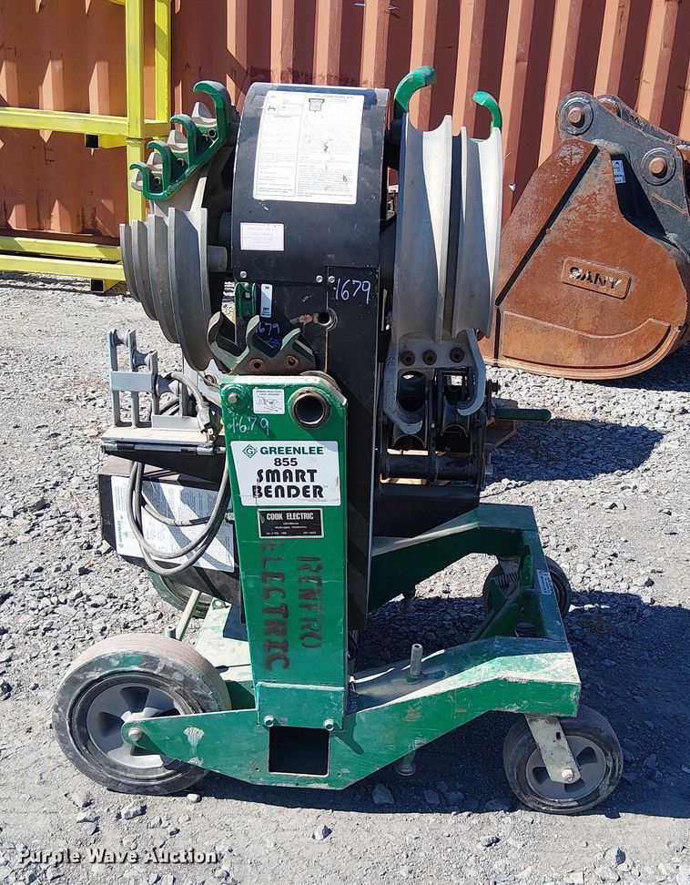 image for item DJ7883 Greenlee 855 Smart Bender conduit bender