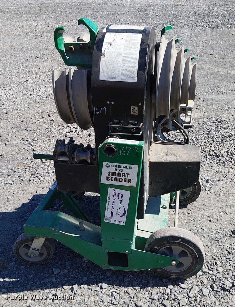 image for item DJ7883 Greenlee 855 Smart Bender conduit bender