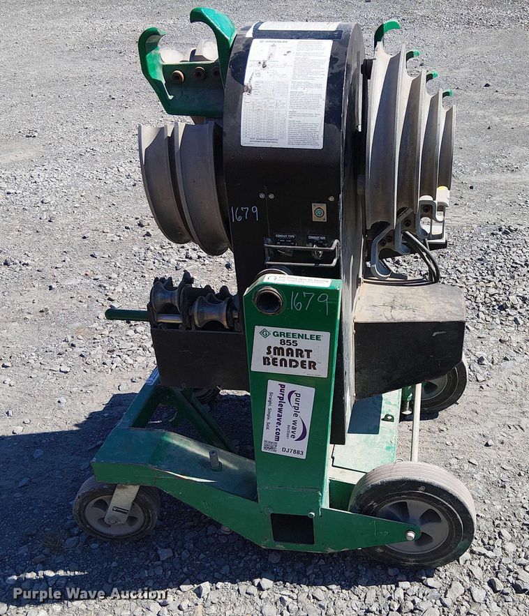 image for item DJ7883 Greenlee 855 Smart Bender conduit bender