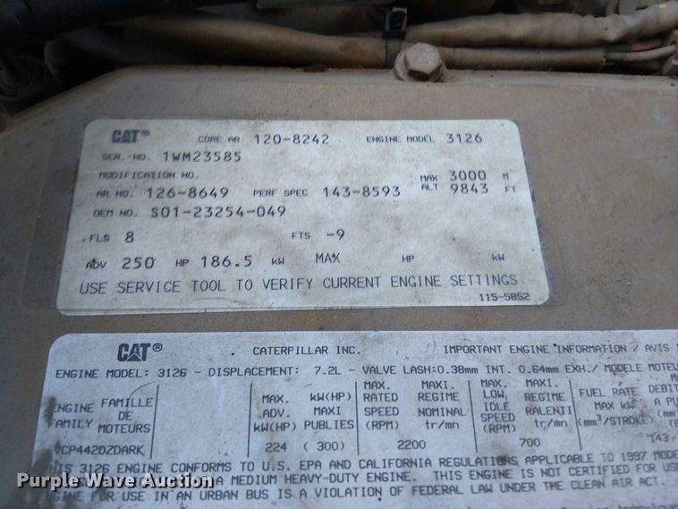 image for item DJ7893 1998 Freightliner FL80 bucket truck