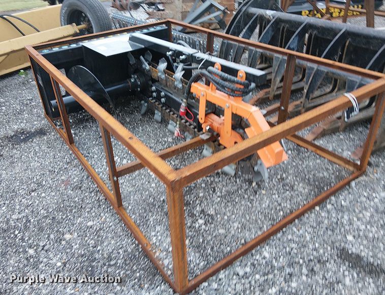 image for item DJ7926 2025 Mower King ECSSCT73 skid steer trencher