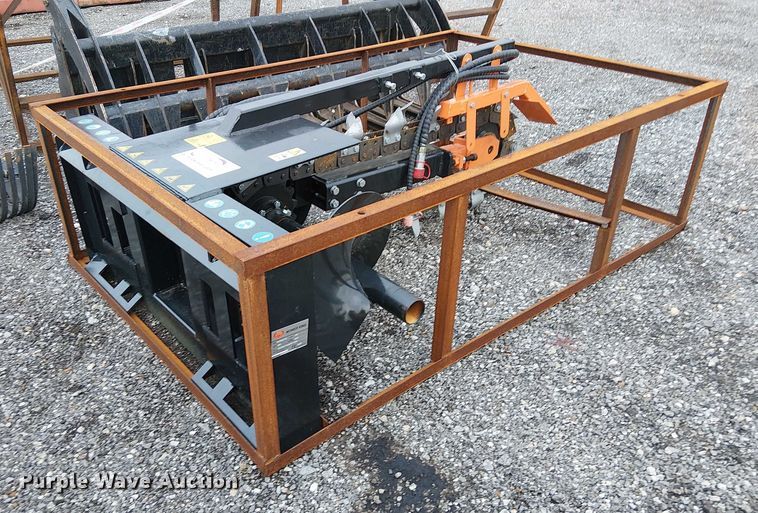 image for item DJ7926 2025 Mower King ECSSCT73 skid steer trencher