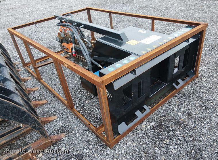 image for item DJ7926 2025 Mower King ECSSCT73 skid steer trencher