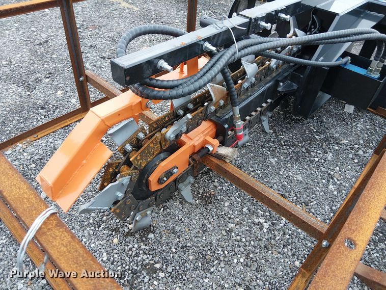 image for item DJ7926 2025 Mower King ECSSCT73 skid steer trencher