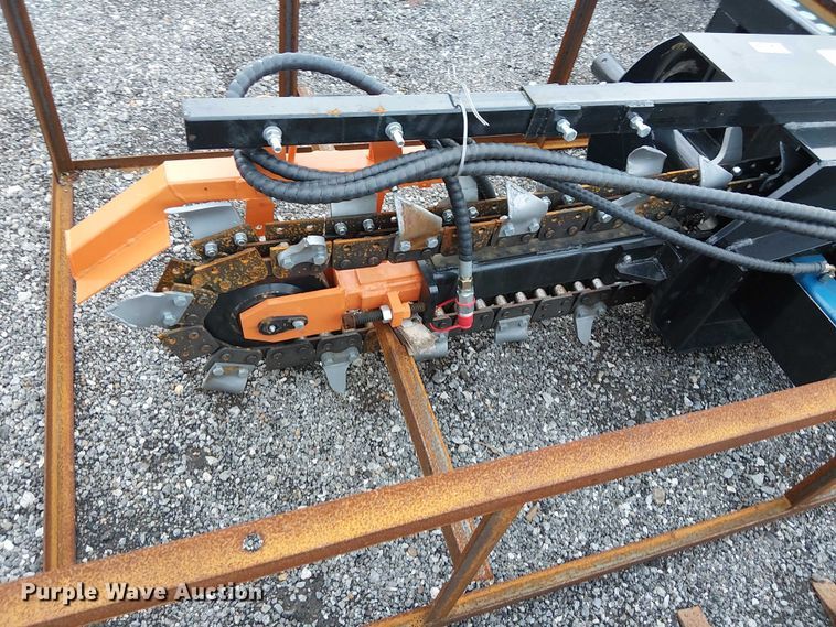 image for item DJ7926 2025 Mower King ECSSCT73 skid steer trencher