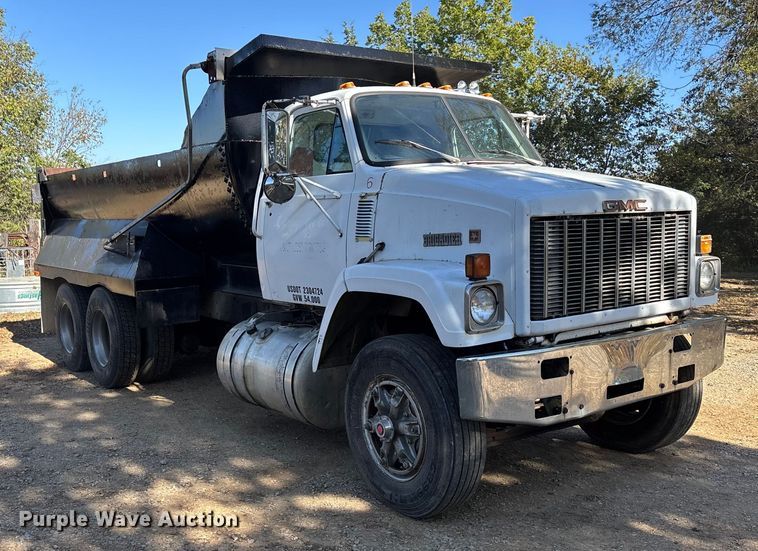 image for item DK0029 1984 GMC  Brigadier dump truck