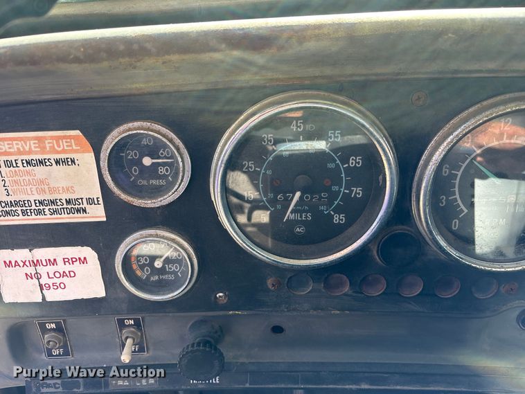 image for item DK0029 1984 GMC  Brigadier dump truck