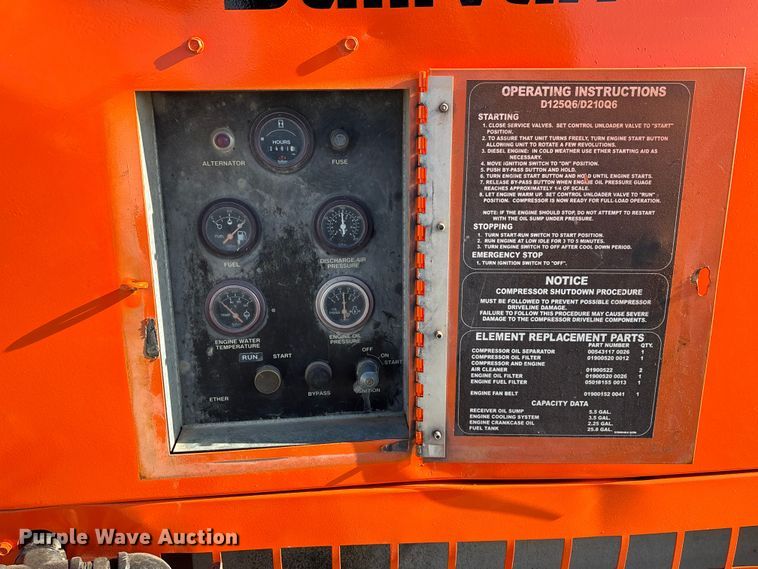 image for item DK0106 Sullivan Palatek D021006JDB air compressor