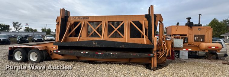 image for item DO2274 R.M. Johnson Model B E-Z Crusher car crusher trailer