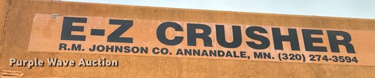 image for item DO2274 R.M. Johnson Model B E-Z Crusher car crusher trailer