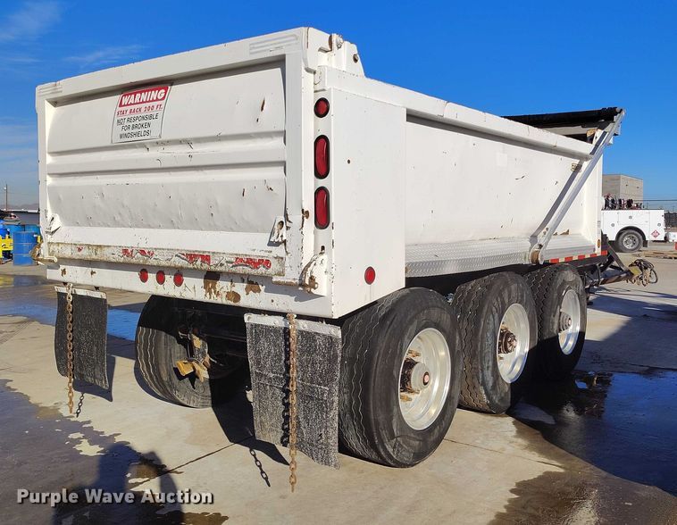 image for item DP5099 2006 Clement 3AT1511 end dump pup trailer