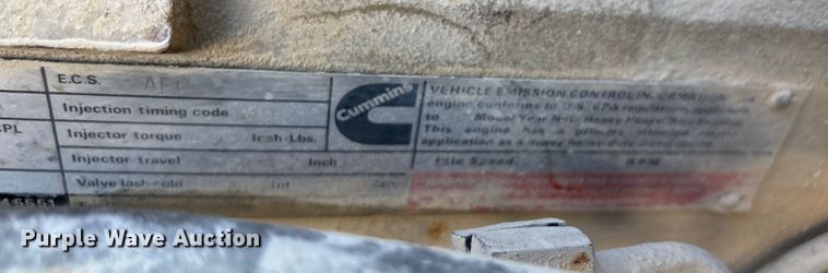 image for item DU1414 1985 Ford 9000 water truck