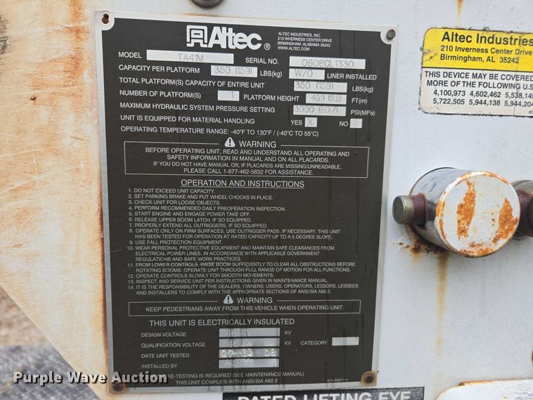 image for item DU2515 2008 Freightliner Business Class M2 bucket truck