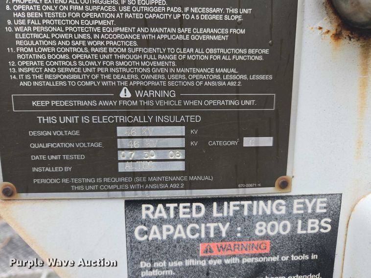 image for item DU2515 2008 Freightliner Business Class M2 bucket truck