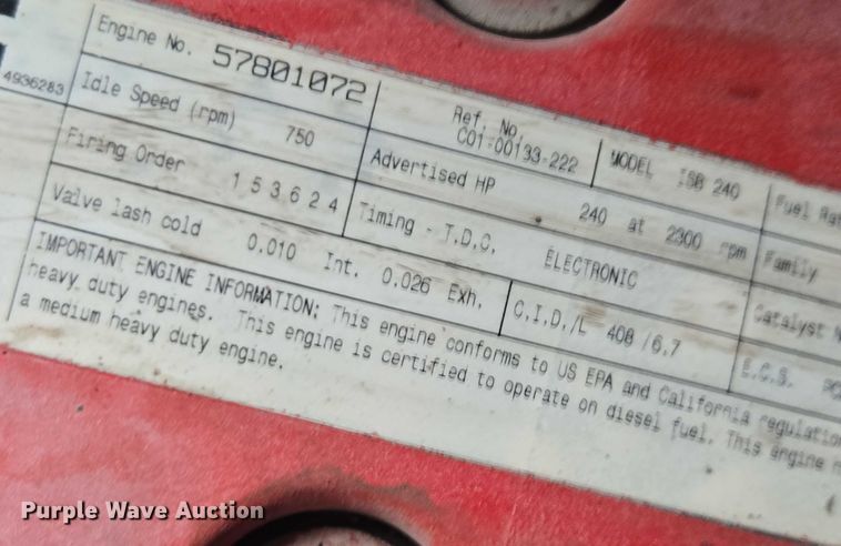 image for item DU2515 2008 Freightliner Business Class M2 bucket truck