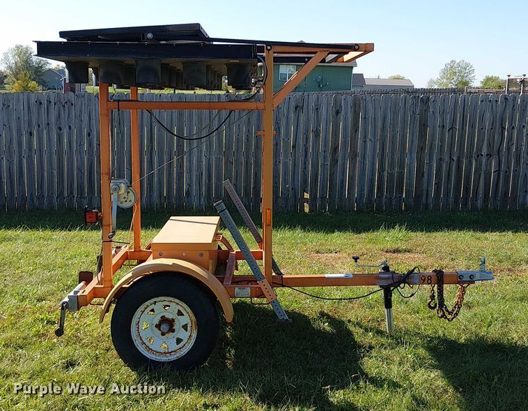 image for item DU3657 Ver-Mac ST-4825  arrow board trailer 