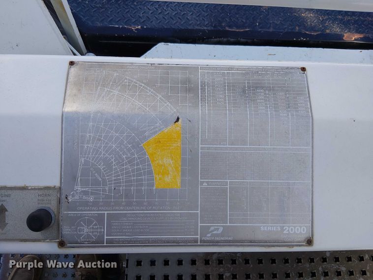 image for item DU3661 1995 Ford LT8000 crane truck