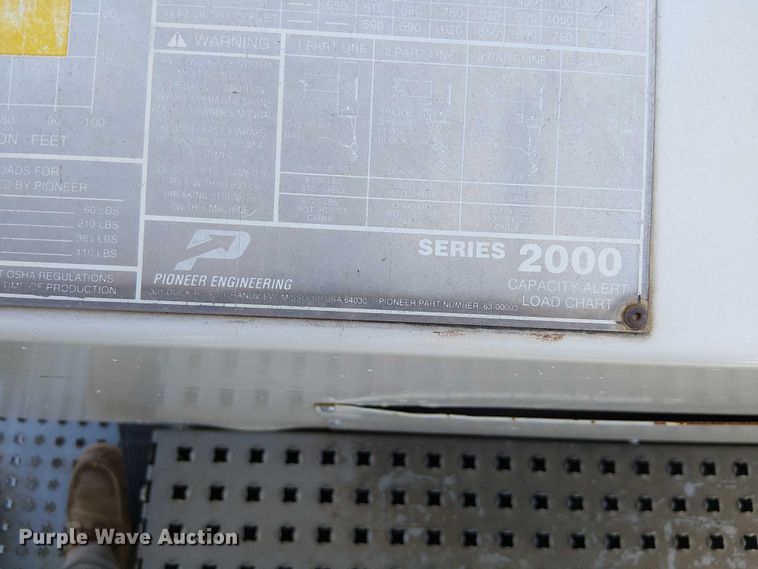 image for item DU3661 1995 Ford LT8000 crane truck