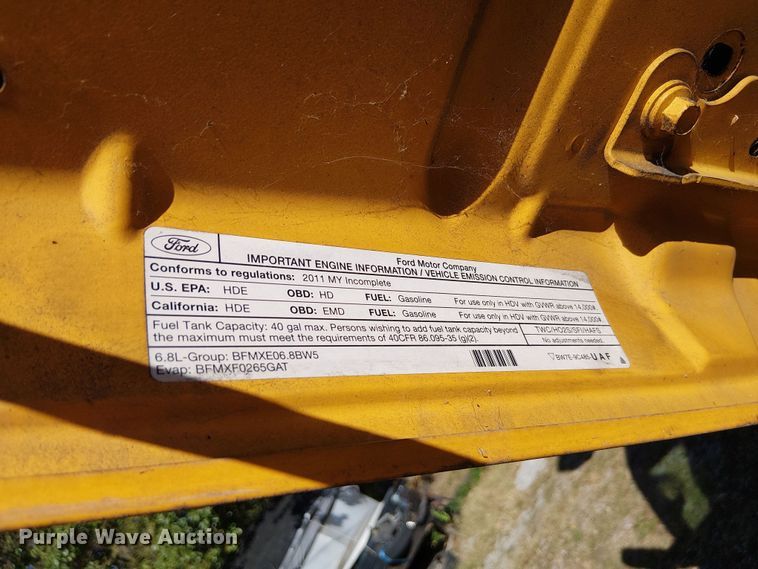 image for item DU3676 2011 Ford F550 bucket truck