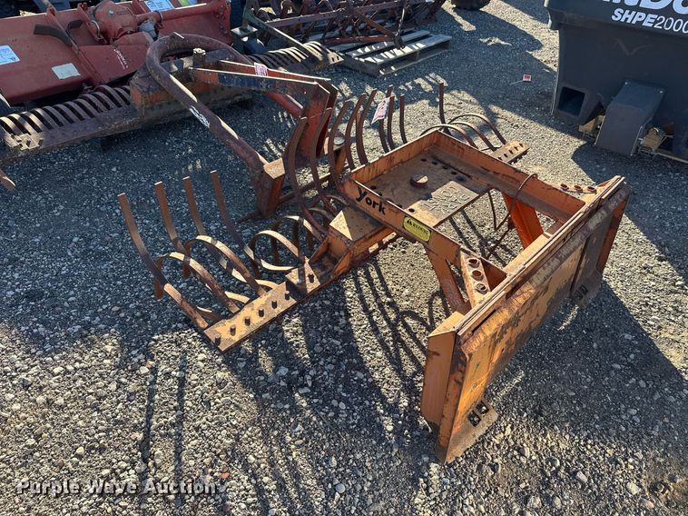 image for item DW4296 York skid steer rake