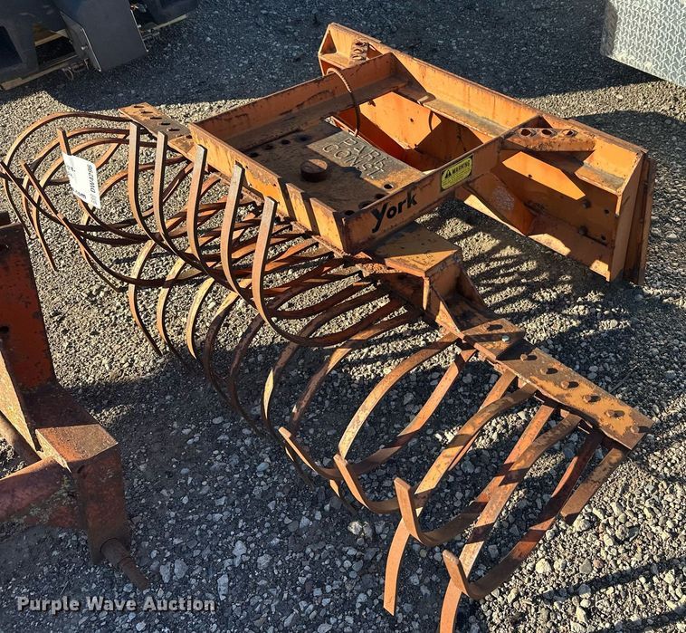 image for item DW4296 York skid steer rake