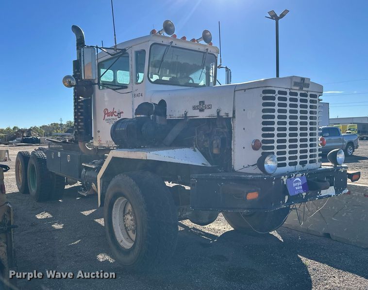 image for item DW4307 1981 Oshkosh truck cab and chassis