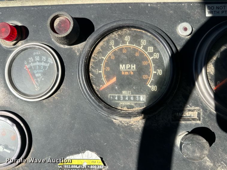 image for item DW4307 1981 Oshkosh truck cab and chassis