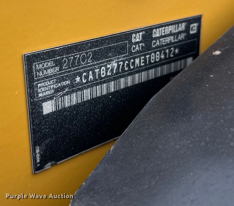 image for item DW4316 2013 Caterpillar 277C2 tracked skid steer loader