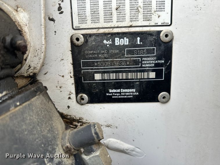 image for item DW4317 2006 Bobcat S185 skid steer loader