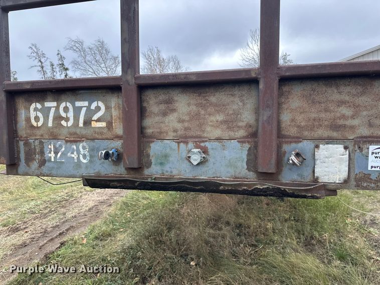 image for item DW4327 1978 Mono flatbed trailer
