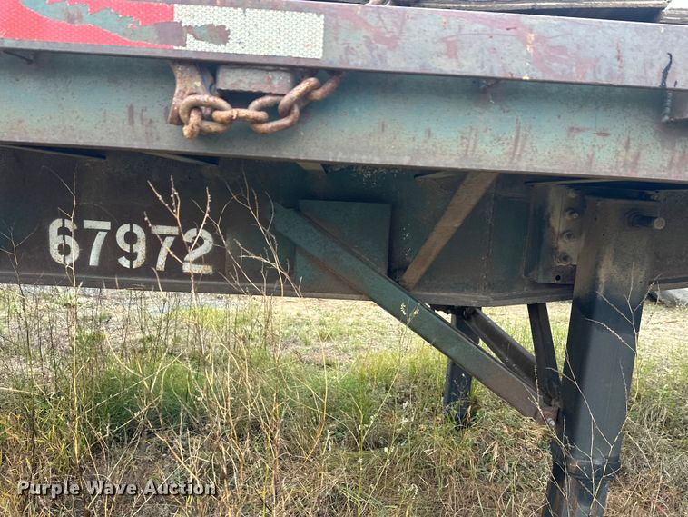 image for item DW4327 1978 Mono flatbed trailer