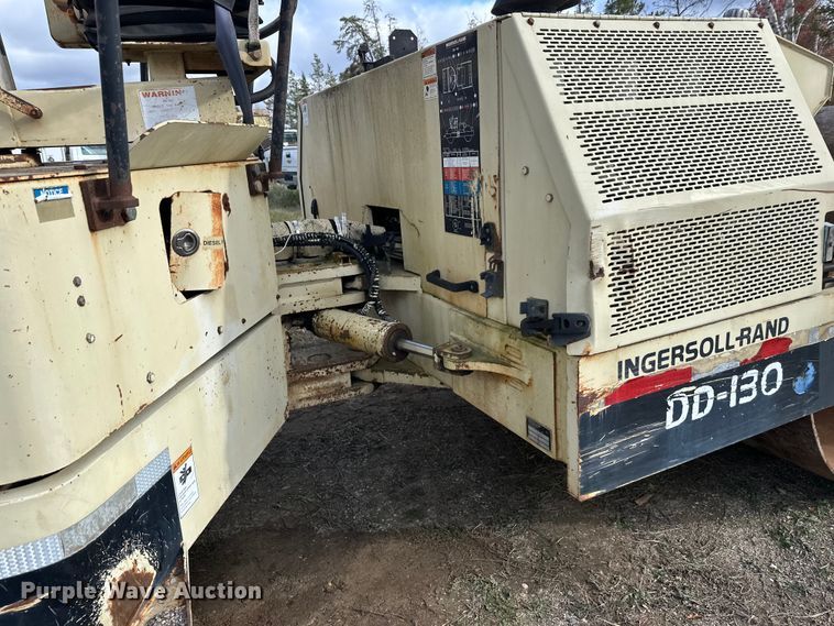 image for item DW4328 1999 Ingersoll Rand DD-130 double drum vibratory roller
