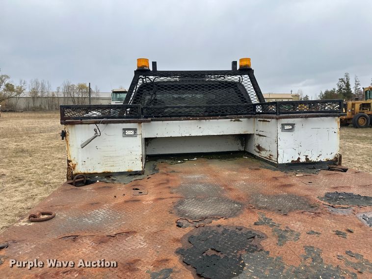 image for item DW4330 2008 Dodge Ram 3500 Quad Cab flatbed pickup truck